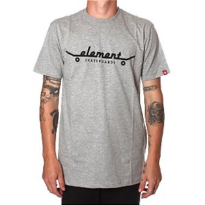 Camiseta Element Skate Script Mescla