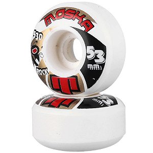 Roda Skate Sem Miolo Moska White Rock