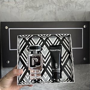 Kit Phantom Paco Rabanne Masculino - Eau de Toilette 100ml + Gel de Banho 100ml