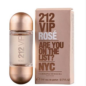 Miniatura 212 VIP Rose Elixir Eau de Parfum - Miniatura Feminina 5ml