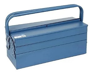 Caixa Para Ferramentas Sanfonada Com 5 Gavetas Ref. 550 Marcon Azul
