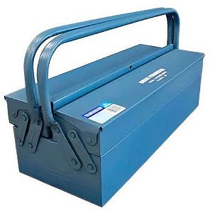 Caixa Para Ferramentas Sanfonada Com 3 Gavetas Ref. 350 Marcon Azul
