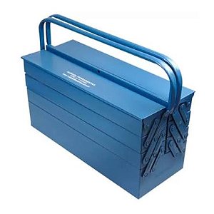 Caixa Para Ferramentas Sanfonada Com 7 Gavetas Ref. 507F Marcon Azul