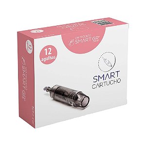 CARTUCHO SMART DERMA PEN PRETO (CX 10) - 12 AGULHAS  - SMART GR