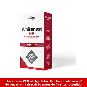 Clareador Whiteness Hp 1 Paciente Fgm