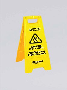 PLACA DE SINALIZAÇÃO PISO MOLHADO