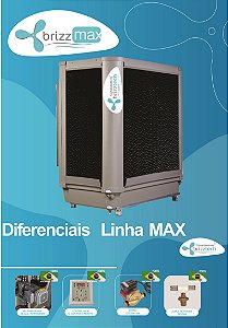 CLIMATIZADOR BRIZZTECH BRIZZ 80 MAX - 80.000 m³/h - 220V