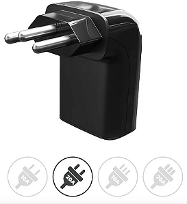 DPS IDELBRISA Pocket Fit 3p - 20A Preto 110V/220V