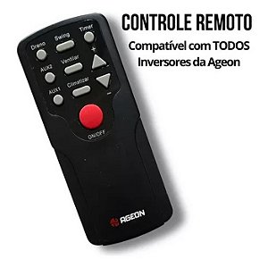 CONTROLE REMOTO AGEON