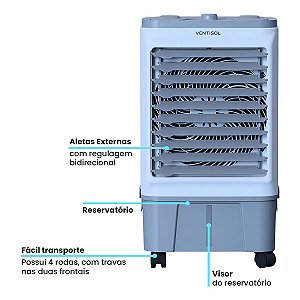 CLIMATIZADOR CLIN8-01 BR/CZ 8 LITROS 130W 127V