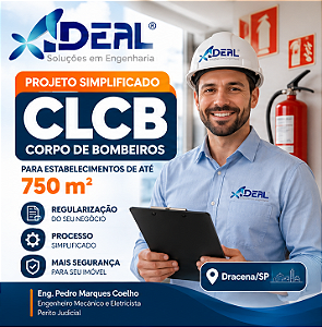 Regularização CLCB Bombeiros em Dracena | Projeto Simplificado