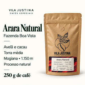 Café Especial Arara Natural - Sensorial Avelã da Faz. Bela Vista - 250g