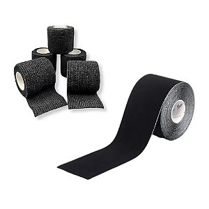 Bandagem Adesiva Preta Aston 5cm x 4.5cm