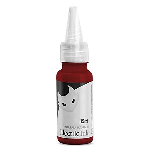 Tinta Vermelho Ferrari  Para Tatuagem 15ml - Electric Ink
