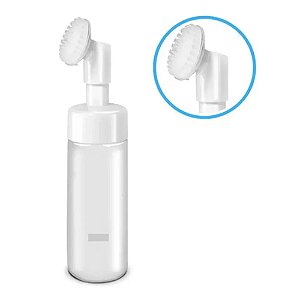 Frasco Pump Espumador com Escovinha de Silicone 100ml