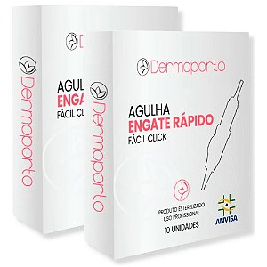 Agulha Fácil Click Dermoporto 1 RL 0.30mm