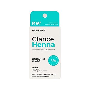 Henna Sobrancelha Glance Rare Way 1,5g Castanho Claro