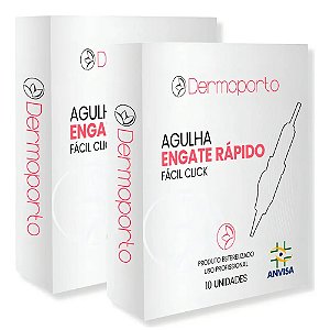 Agulha Fácil Click Dermoporto 1 RL 0.40mm