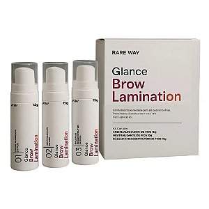 Kit Brow Lamination e Lash Lifting RareWay Glance