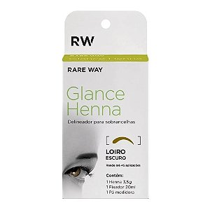 Henna Sobrancelha Glance Rare Way 1,5g Loiro Escuro