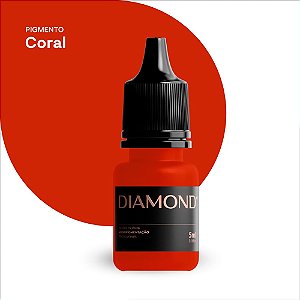 Pigmento Diamond Coral 5ml para Micropigmentação Labial