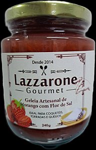 Geleia Artesanal de Morango com Flor de Sal 240g