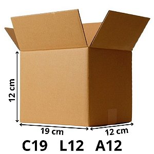 Caixa de Papelão 19x12x12 Envio Correio