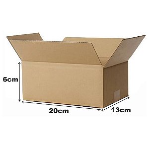 Caixa De Papelão 20x13x6 Para E-comerce
