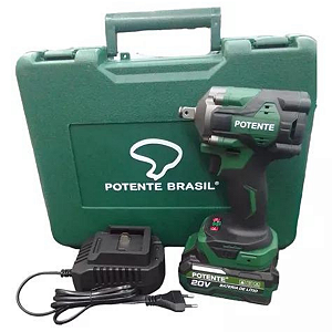 Chave de Impacto 1/2'' 66 Kg (1 Bateria) - Potente