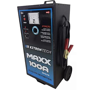 Carregador  Bateria C/ Auxiliar Partida 100A-12V - Kitron