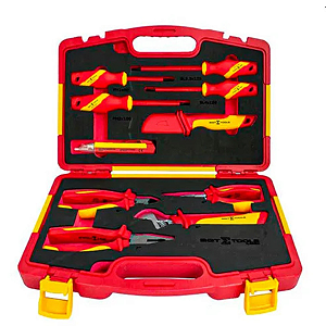 Kit Ferramentas Isoladas P/ Elétrico  1.000v C/10pçs - Sigma Tools