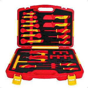 Kit Ferramentas Isoladas P/ Elétrico  1.000v C/25pçs - Sigma Tools