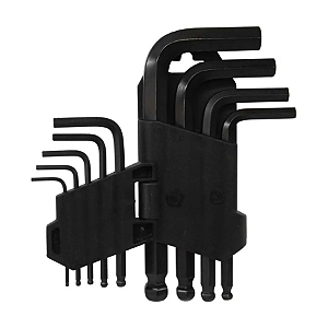 Jogo de Chave Allen Curta 9 Pçs - Riosul