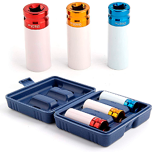 Jogo Soquete Longo 1/2'' C/ Proteção Nylon - Rotta 376