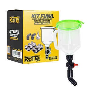 Kit Funil de Óleo Motor C/ 18 Pçs - Rotta 376