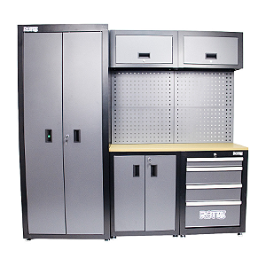 Armário Modulado C/ Gavetas-Prateleiras-Painel - Rotta 376