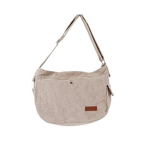 Bolsa Veludo Cotelê BEGE