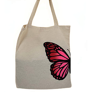 Bolsa Ecobag 100% algodão Estampa BUTTERFLY