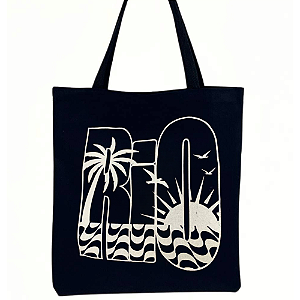 Bolsa Ecobag 100% algodão Black RIO SIMBOL