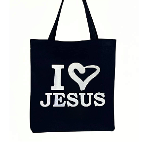 Bolsa Ecobag 100% algodão Black S2 JESUS
