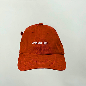 Boné Bordado Ajustável Identidade Carioca – "Cria Do RJ" (Telha)