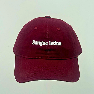 Boné Bordado Ajustável Identidade Carioca – "Sangue latino" (Roxo)