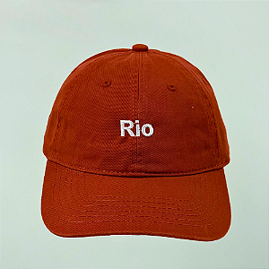 Boné Bordado Ajustável Identidade Carioca – "Rio"-(Telha)