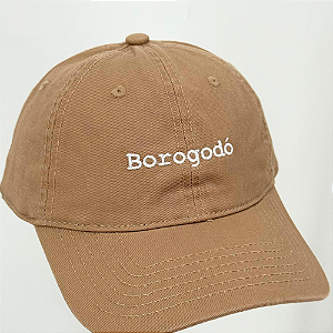 Boné Bordado Ajustável Identidade Carioca – "Borogodó" (Bege )