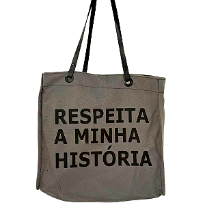 Bolsa Suede Elegante com Alça de Couro -Respeita minha historia