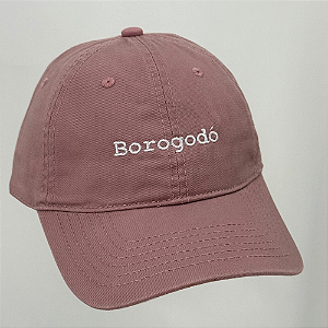 Boné Bordado Ajustável Identidade Carioca – "Borogodó" (Rosa)