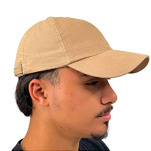 Boné Liso Ajustável Identidade Carioca – Clássico (Bege)