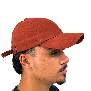 Boné Liso Ajustável Identidade Carioca – Clássico (Laranja)