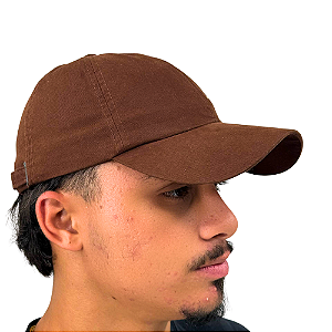 Boné Liso Ajustável Identidade Carioca – Clássico (Marrom)