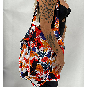 Bolsa Tecido Leblon Tropical